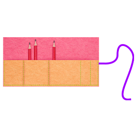 Pencil Case sewing template for Made By Me sewing machine